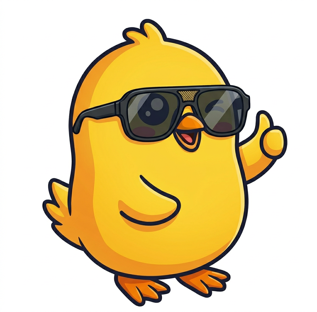Checky waving